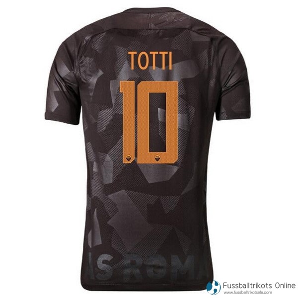 AS Roma Trikot Ausweich Totti 2017-18 Fussballtrikots Günstig